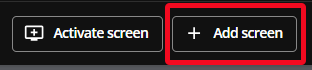 Add screen button